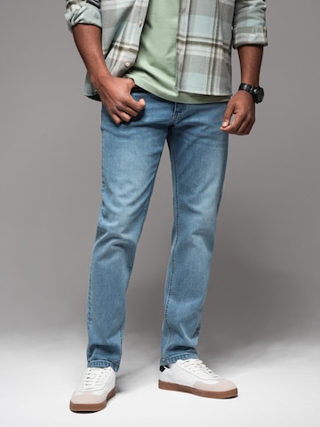 Ombre Regular Jeans in Blauw: voorkant