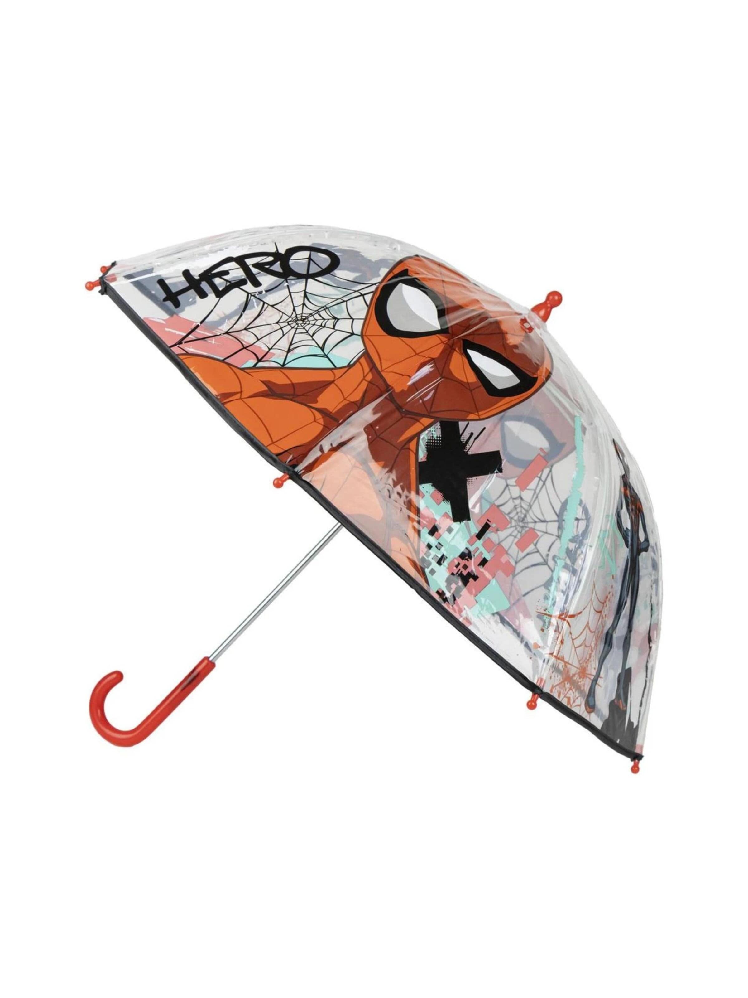 Cerdá Umbrella 'Spiderman Transparenter Regenschirm Manuell Kinder' in Mixed colors: front