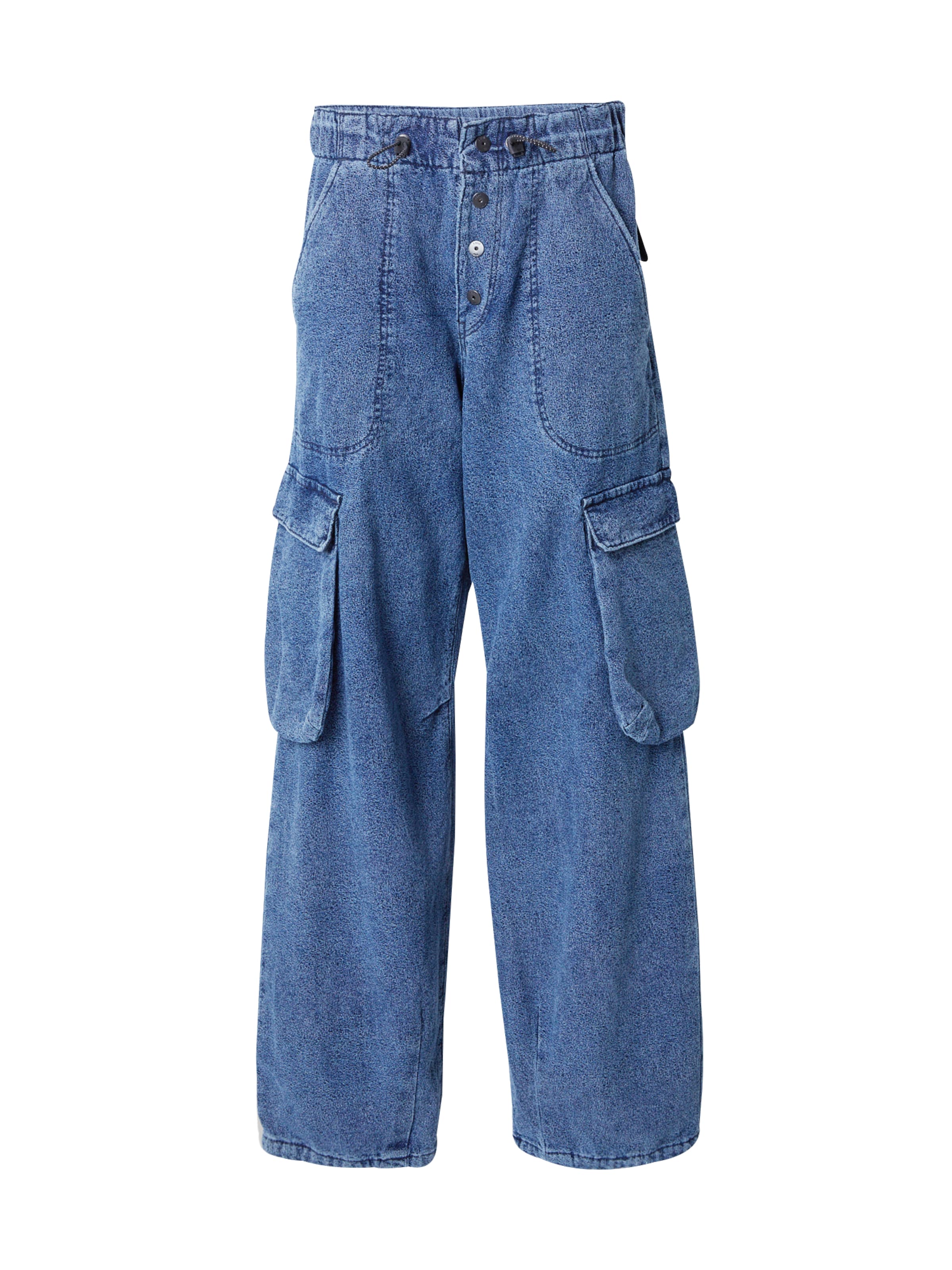 G-STAR - Loosefit Calças de ganga cargo 'Cocoon' em azul: frente