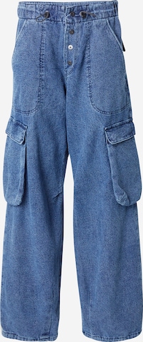 mėlyna G-STAR Laisvas Darbinio stiliaus džinsai 'Cocoon': priekis