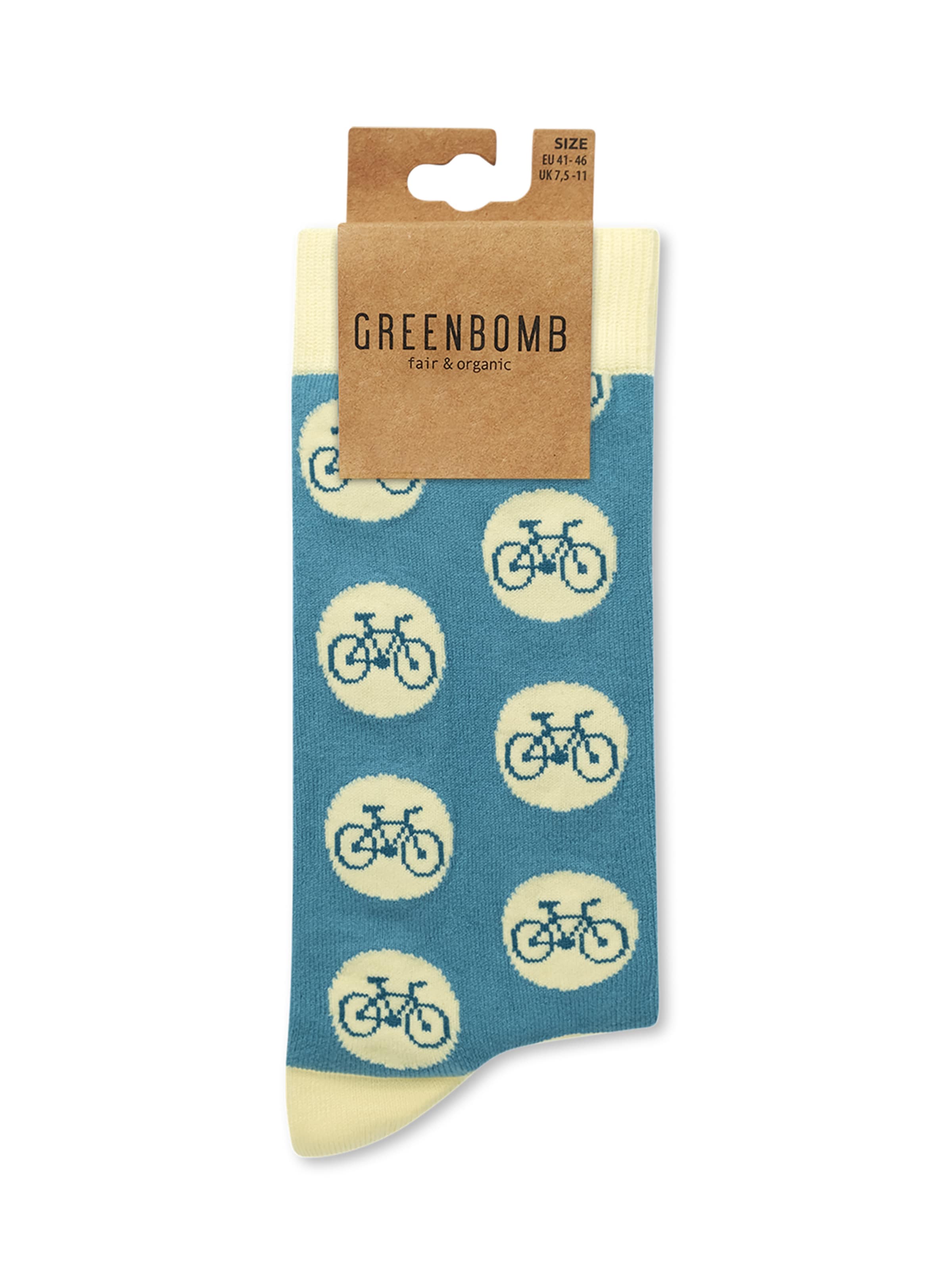 Calzino 'Bike Spot' di GREENBOMB in blu