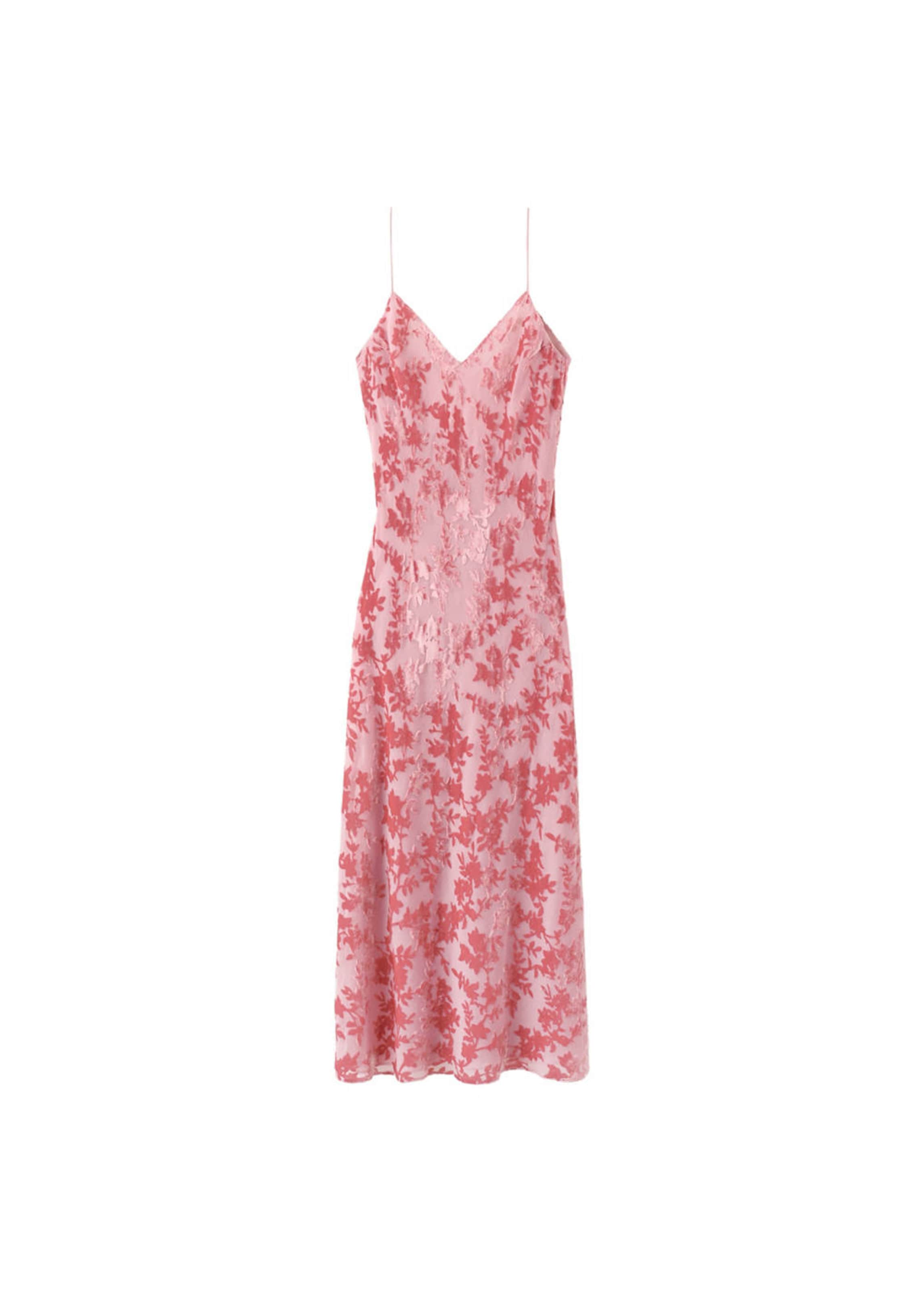 MANGO Dress in Pink: front