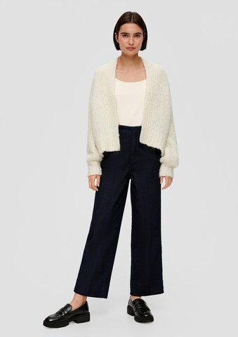 Cardigan s.Oliver BLACK LABEL en blanc : devant