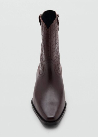 MANGO TEEN Cowboy Boots in Red