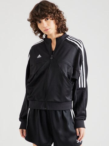 ADIDAS SPORTSWEAR Sports jacket 'Tiro' in Black: front