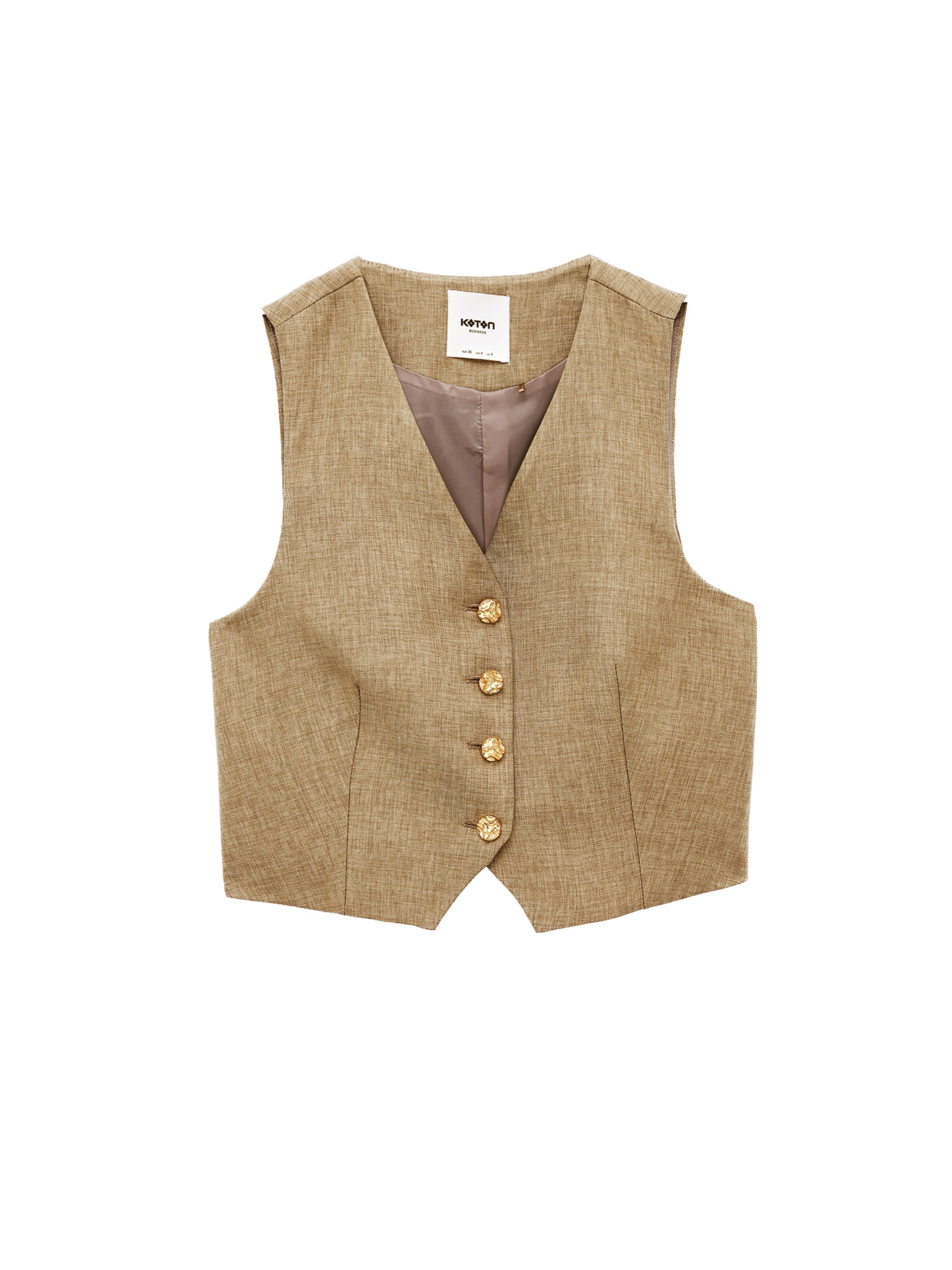 Koton Suit vest in 32 in Brown, Item view