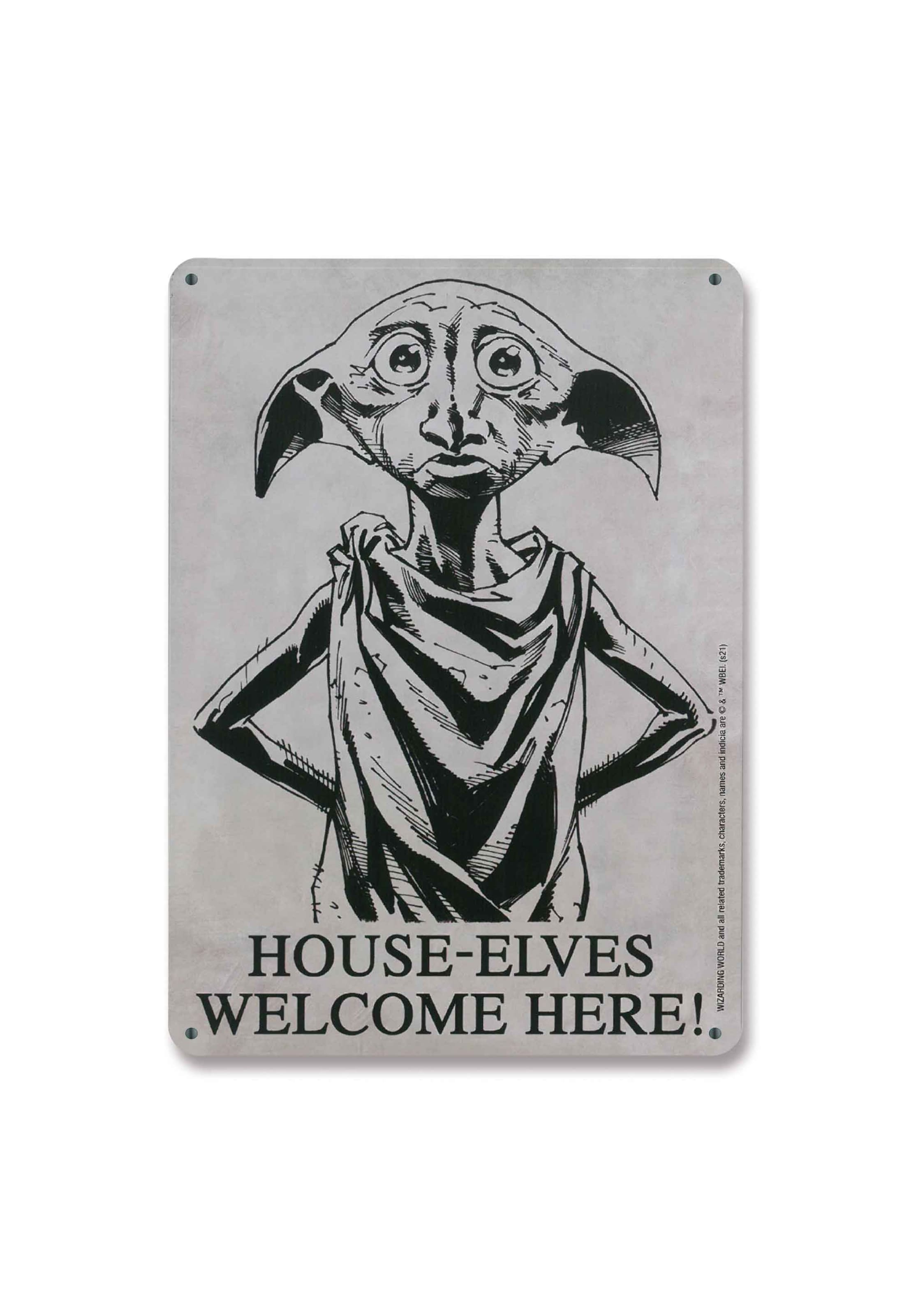 LOGOSHIRT Afbeelding 'Harry Potter - Dobby' in Grijs: voorkant