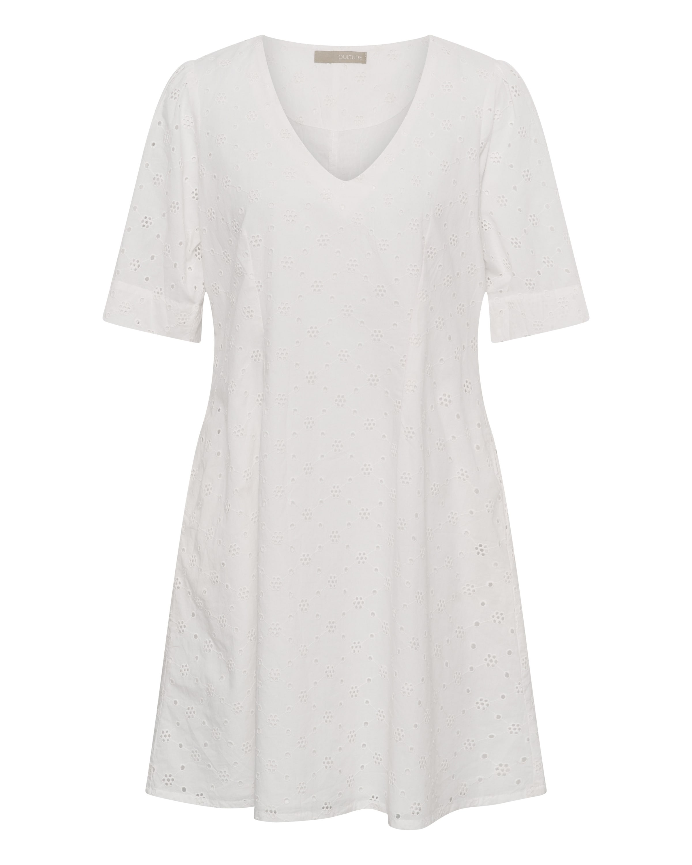 Robe 'CUAdelfine' CULTURE en blanc : devant