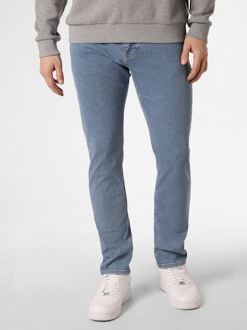 Tommy Jeans Slimfit Jeans 'Austin' in Blauw: voorkant