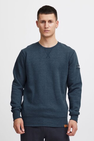 !Solid Sweatshirt 'Trip-O-Neck' in Blue: front