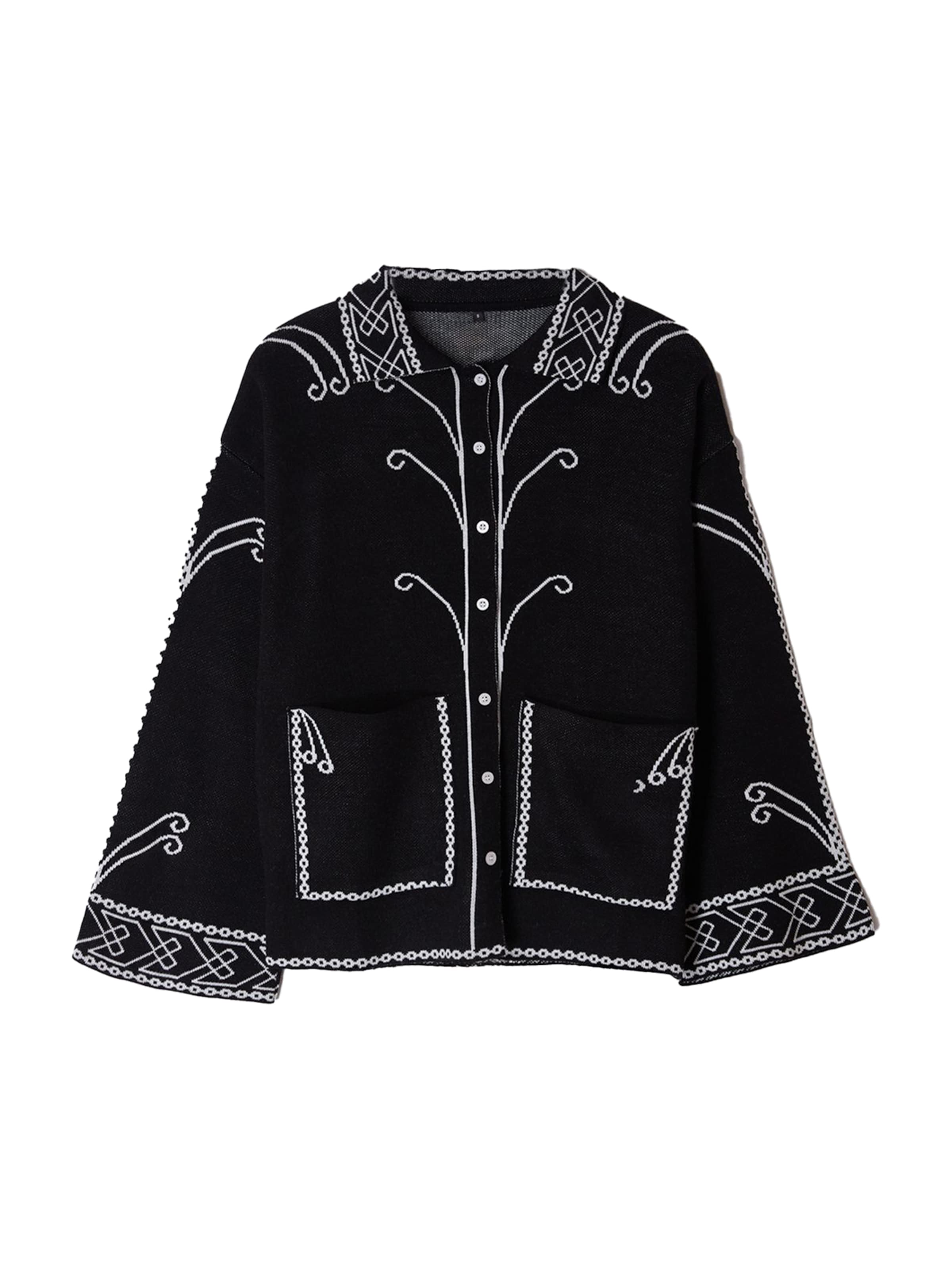 Trendyol Strickjacke in Schwarz: Vorderseite