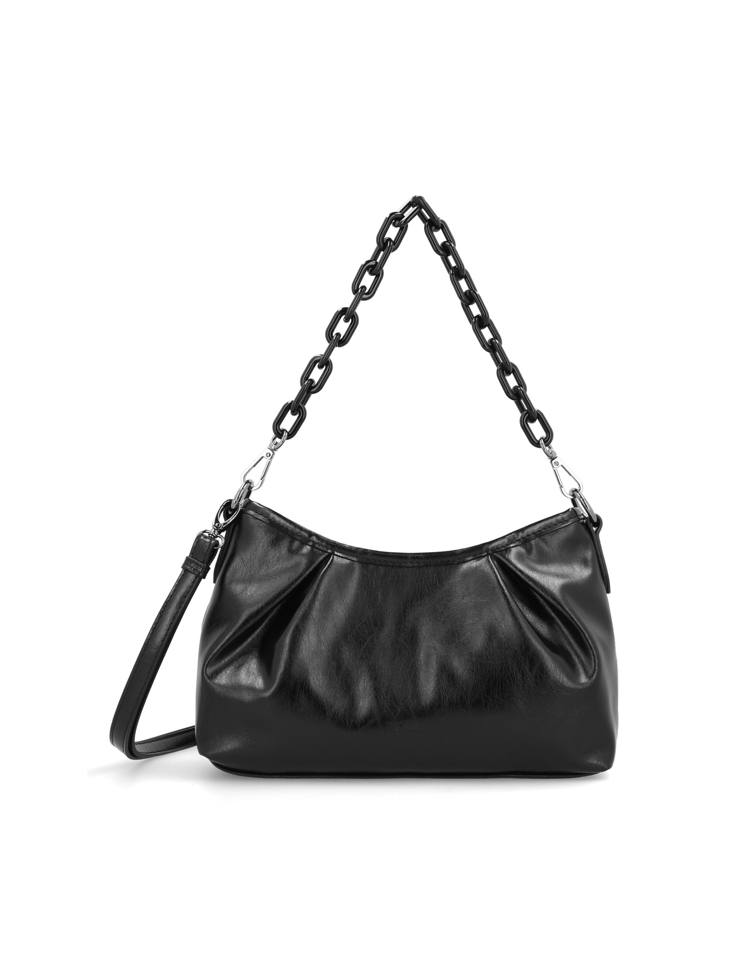 Picard Schoudertas ' Lilibet ' in Zwart: voorkant