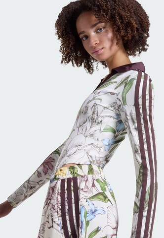 ADIDAS SPORTSWEAR Sports bodysuit 'Adidas x Farm Rio' in Beige