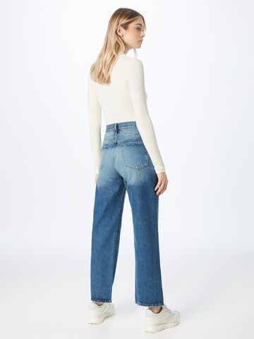 FRAME Wide Leg Jeans 'JANE' i blå