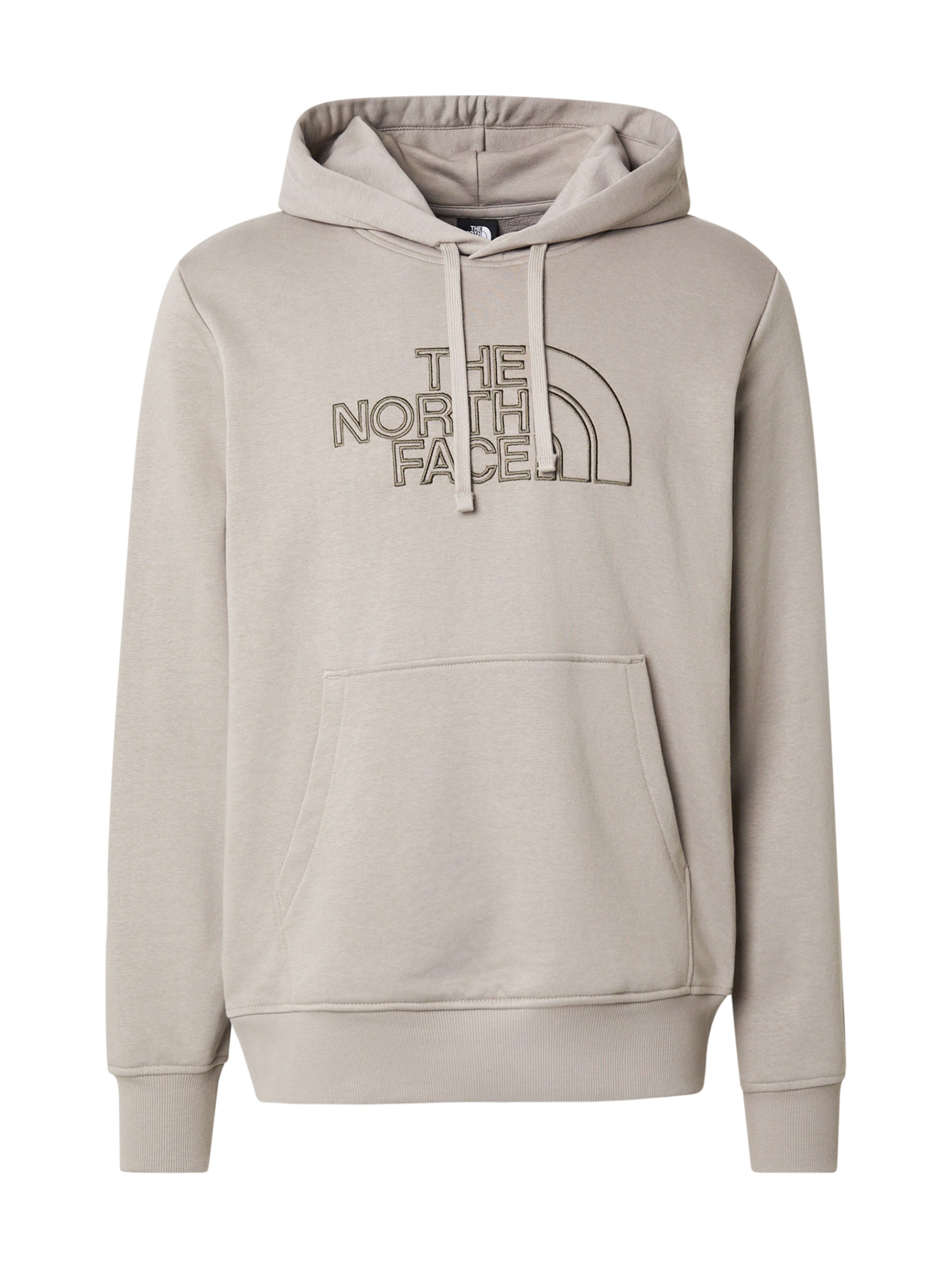 Megztinis be užsegimo 'DREW PEAK' iš THE NORTH FACE, spalva – pilka / akmens, Prekių apžvalga