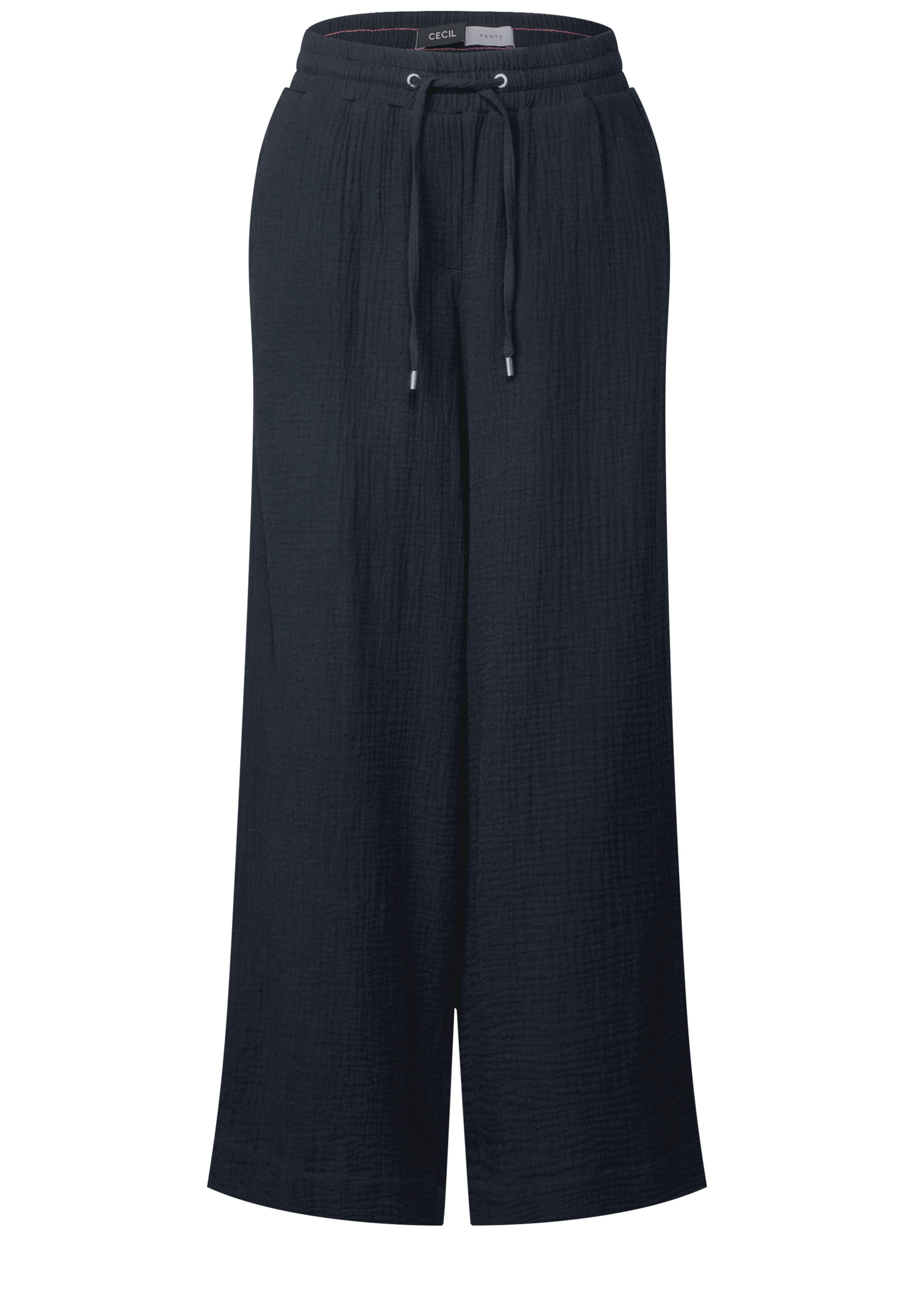 CECIL Loose fit Pants in Blue: front