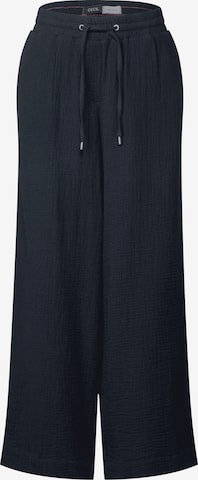 CECIL Loose fit Pants in Blue: front