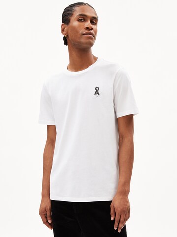 ARMEDANGELS Shirt in Wit: voorkant