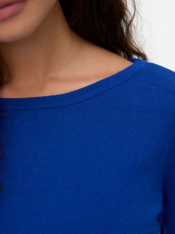 VERO MODA Sweater 'VMGOLD NEEDLE' in Blue