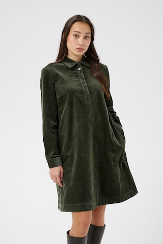 Part Two Jurk 'Corintha' in Groen: voorkant