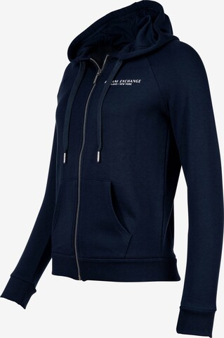 ARMANI EXCHANGE Zip-Up Hoodie in Blue