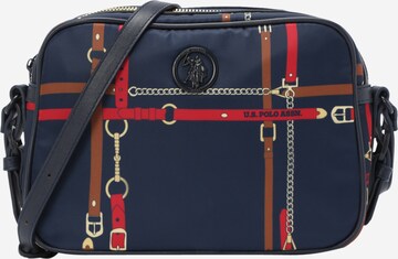 U.S. POLO ASSN. Schoudertas 'Houston' in Blauw