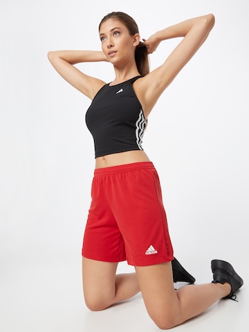 ADIDAS SPORTSWEAR Regular Sportshorts 'Entrada 22' in Rot