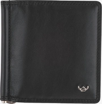 GOLDEN HEAD Wallet 'Polo' in Black: front