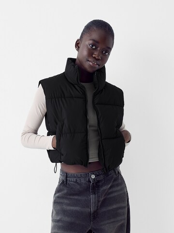 Bershka Vesta - Čierna: predná strana
