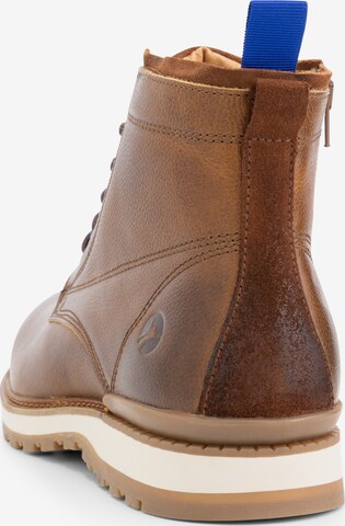 Travelin Lace-Up Boots in Brown