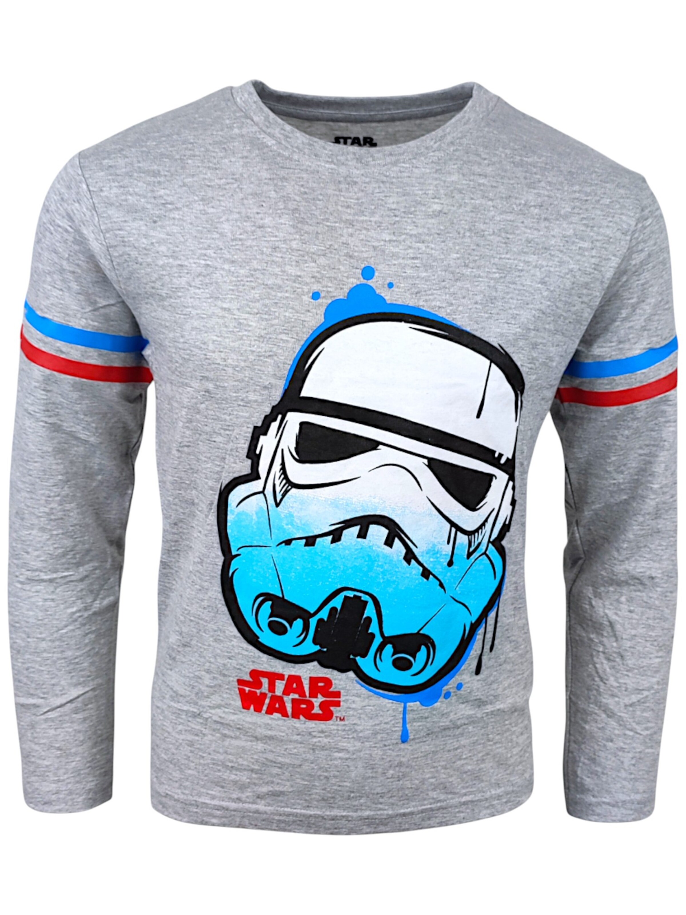 STAR WARS Shirt 'Star Wars' in Grey: front