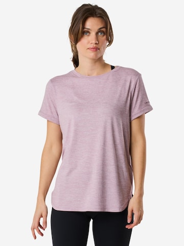 T-shirt fonctionnel 'Core' SWEDEMOUNT en violet : devant