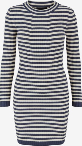 PIECES Knit dress 'Crista' in Blue: front