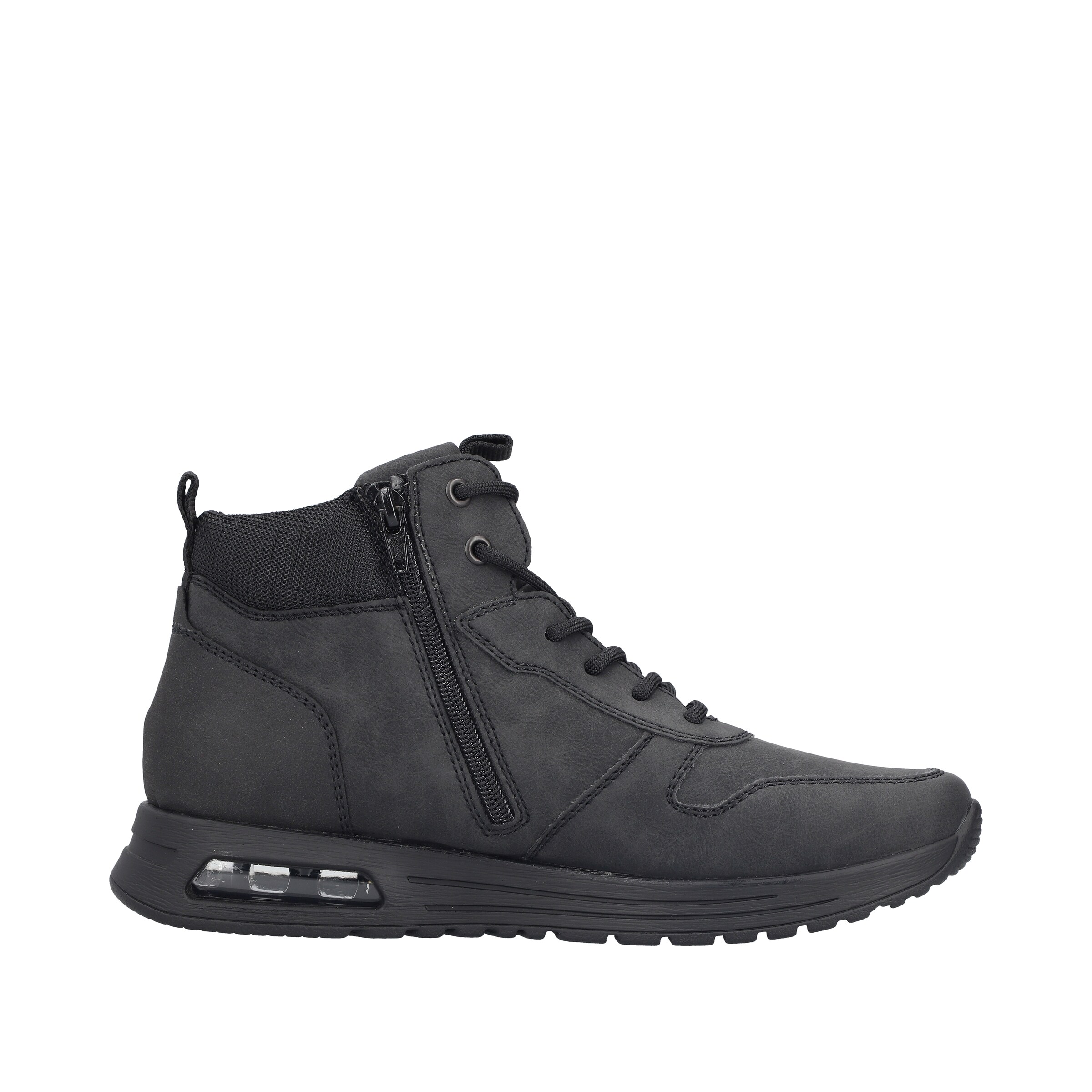 Rieker Lace-Up Boots in Grey