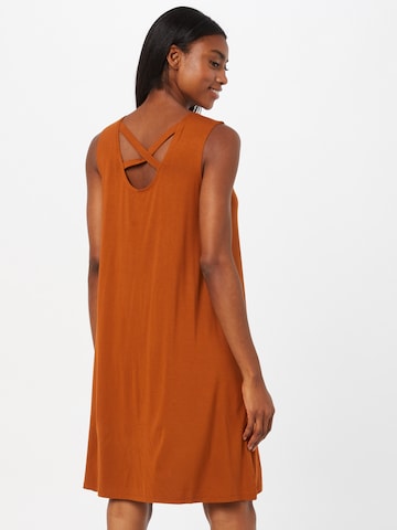 TOM TAILOR Summer Dress in Brown