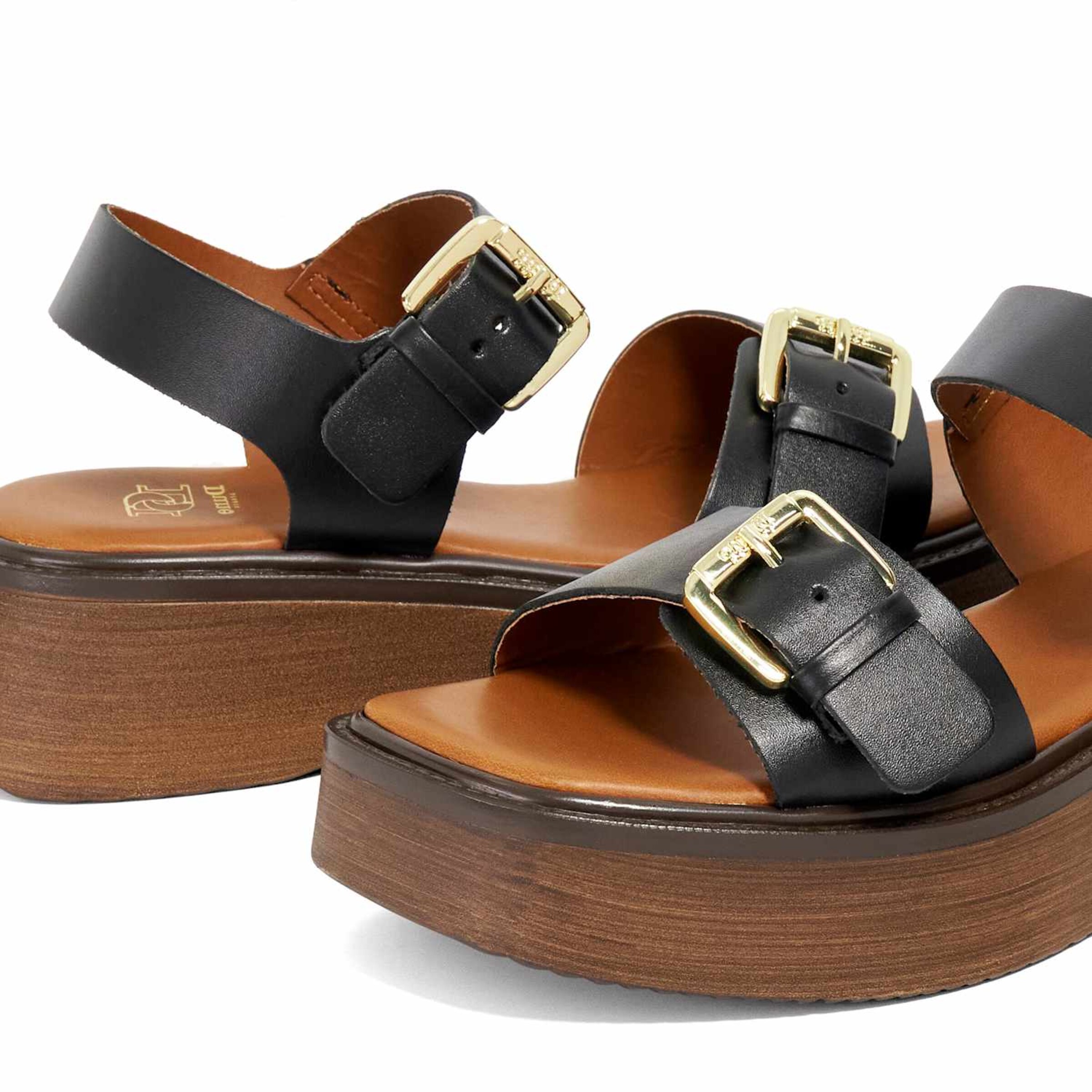 Dune LONDON Sandaal 'Luno' in Zwart