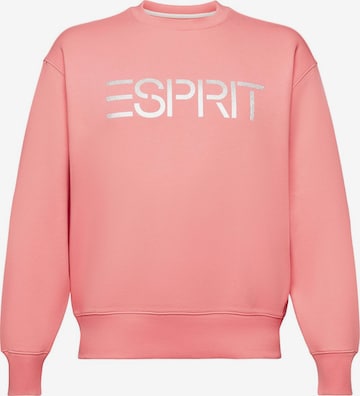 Sweat-shirt ESPRIT en rose : devant