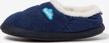Nuvola. - Pantufa 'Classic Cordy' em azul: frente