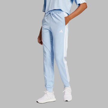 ADIDAS SPORTSWEAR Tapered Sports trousers 'Essentials' in Blue: front