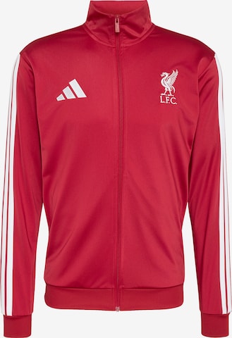 ADIDAS PERFORMANCE Sports sweat jacket 'LFC DNA' in Red: front