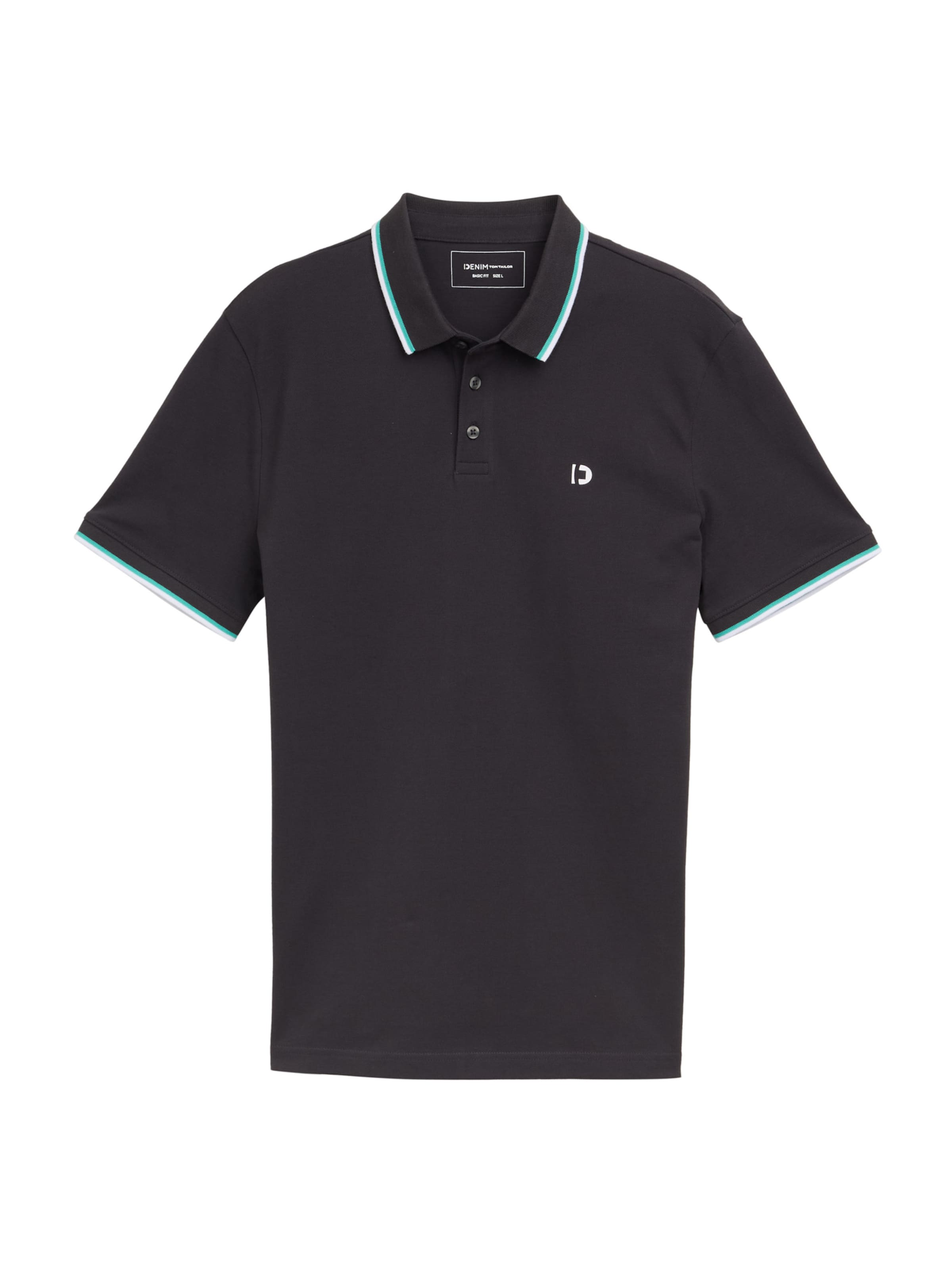 TOM TAILOR DENIM Μπλουζάκι σε γκρι: μπροστά