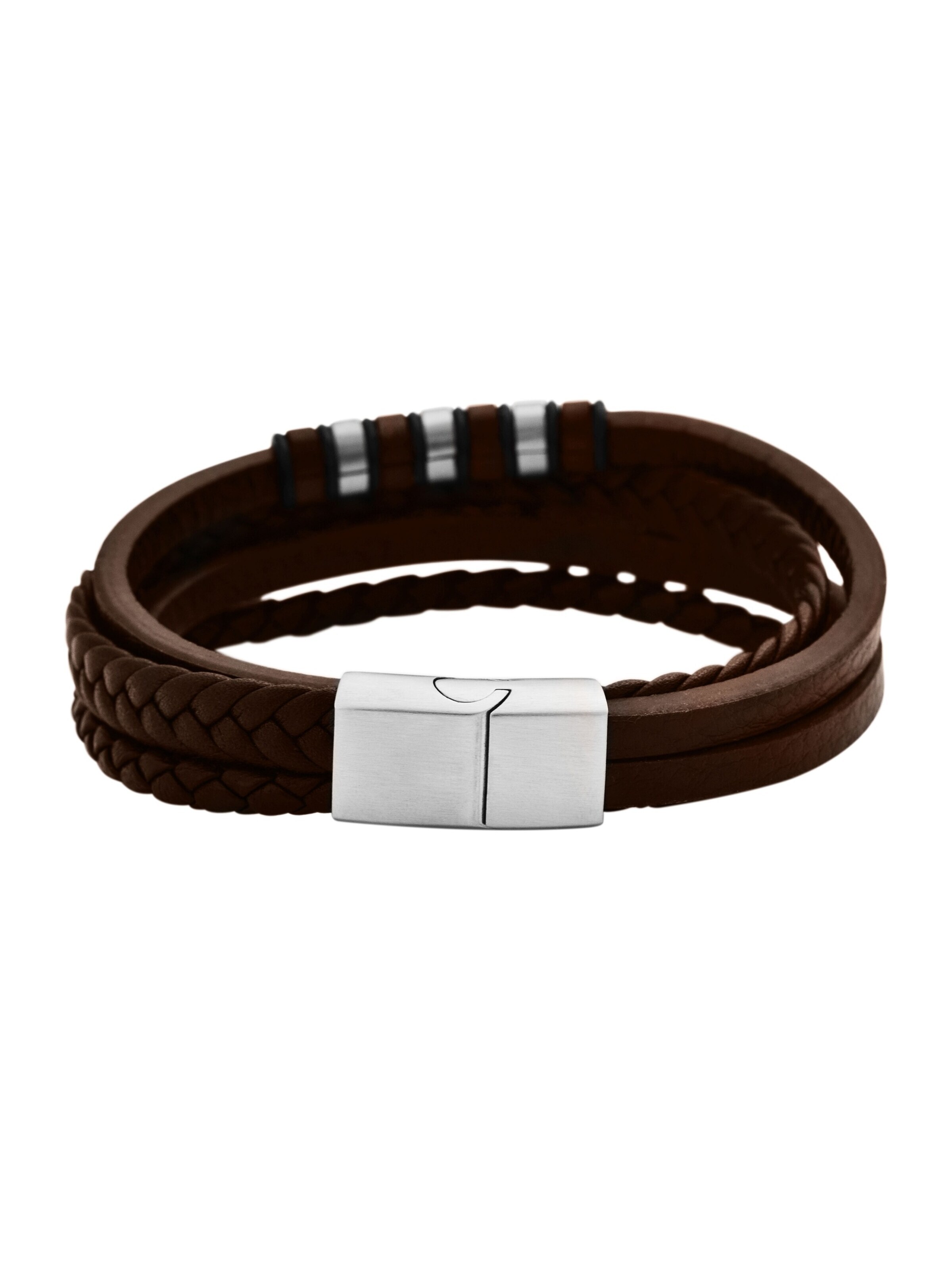 Akzent Bracelet 'Girum' in Brown