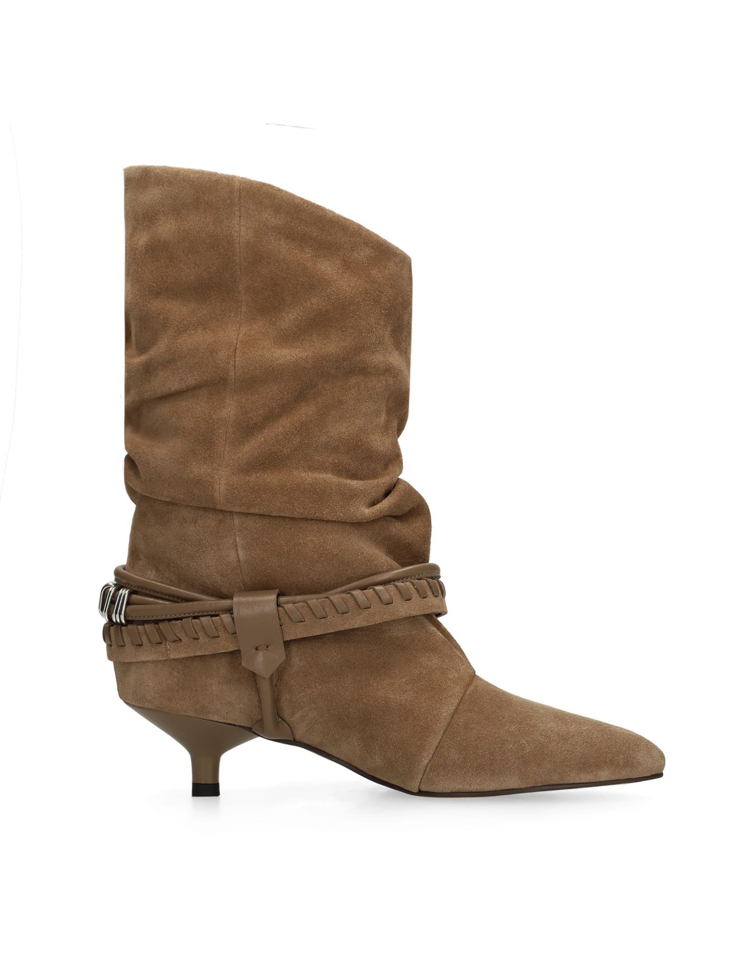MANFIELD Stiefelette in Braun