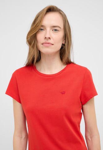 MUSTANG T-Shirt 'Loa' in Rot