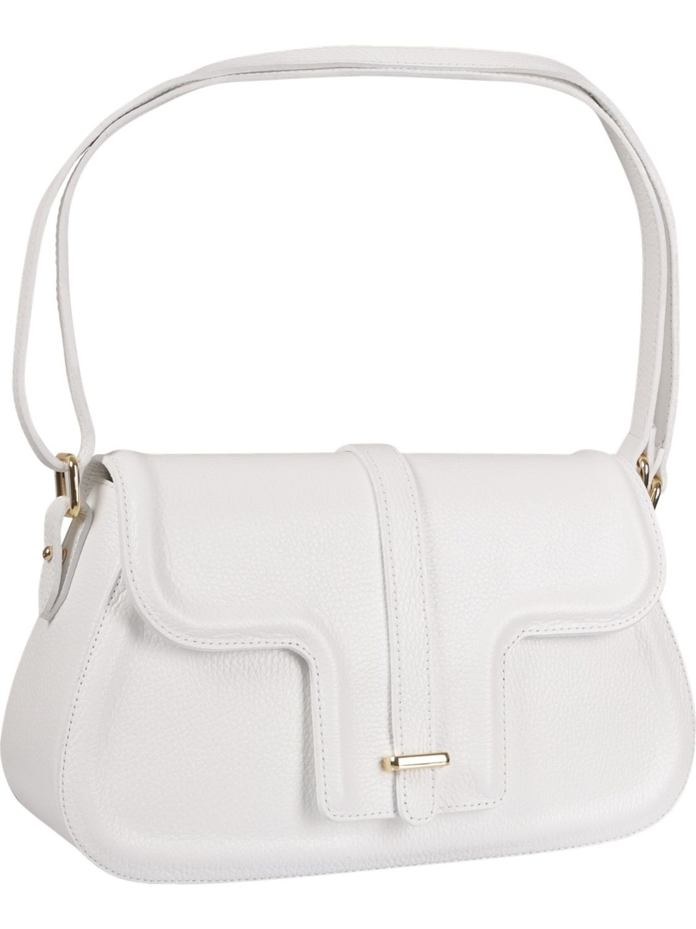 Toscanto - Bolso de hombro en blanco: frente