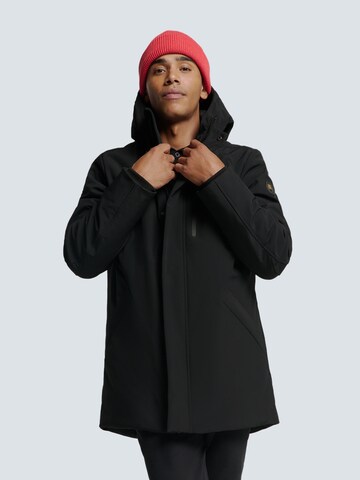 No Excess Parka in Schwarz: Vorderseite