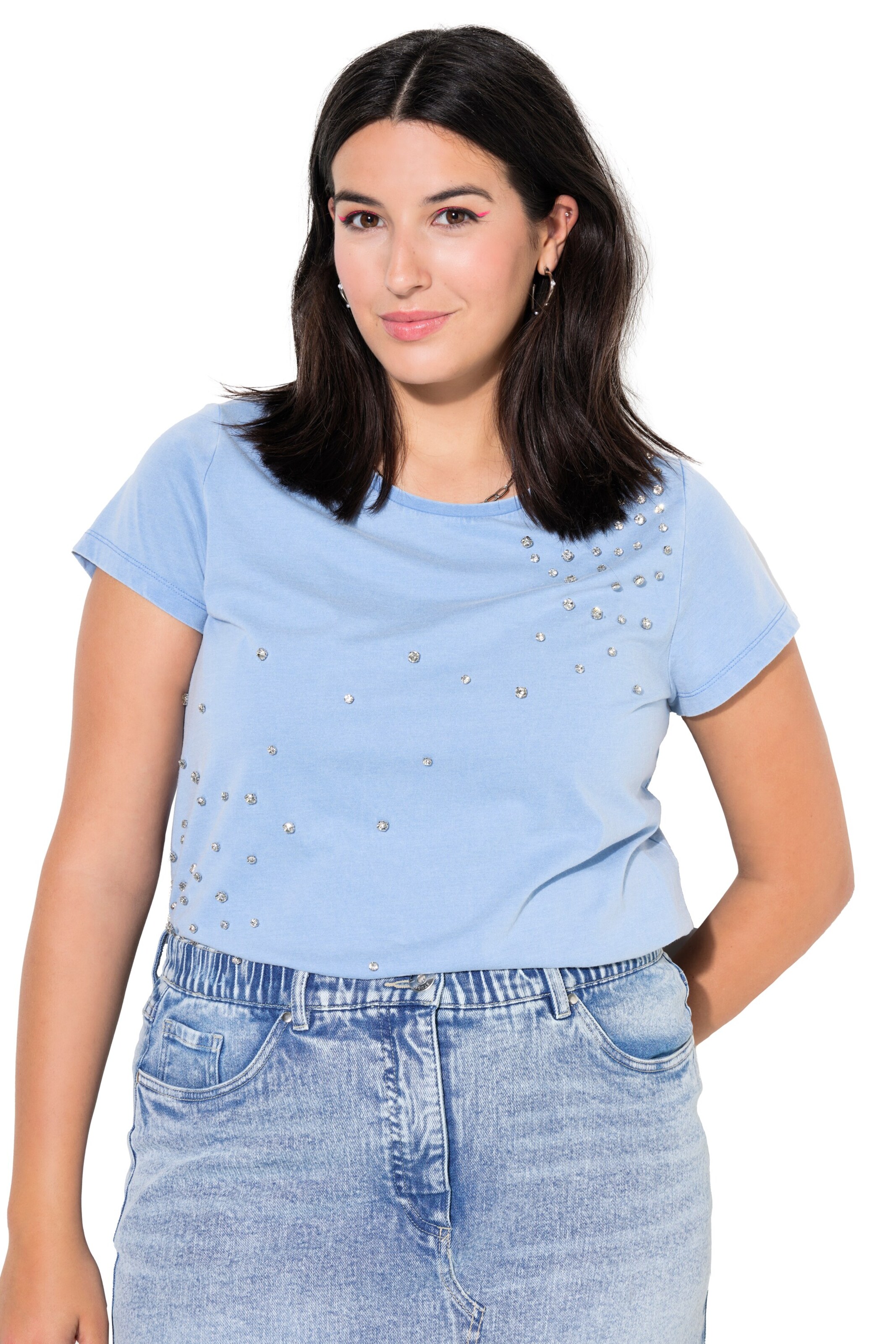 Studio Untold Shirt in Blauw: voorkant