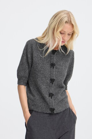 b.young - Cárdigan 'BYOMEA' en gris: frente