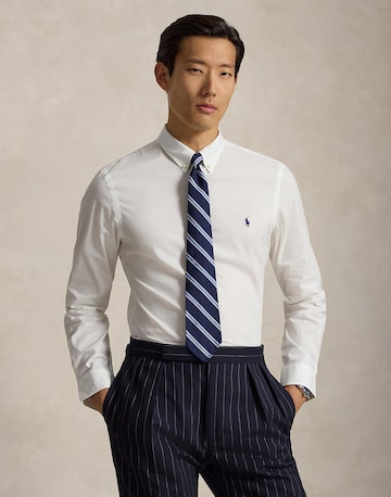 Polo Ralph Lauren Slim Fit Риза в бяло: отпред