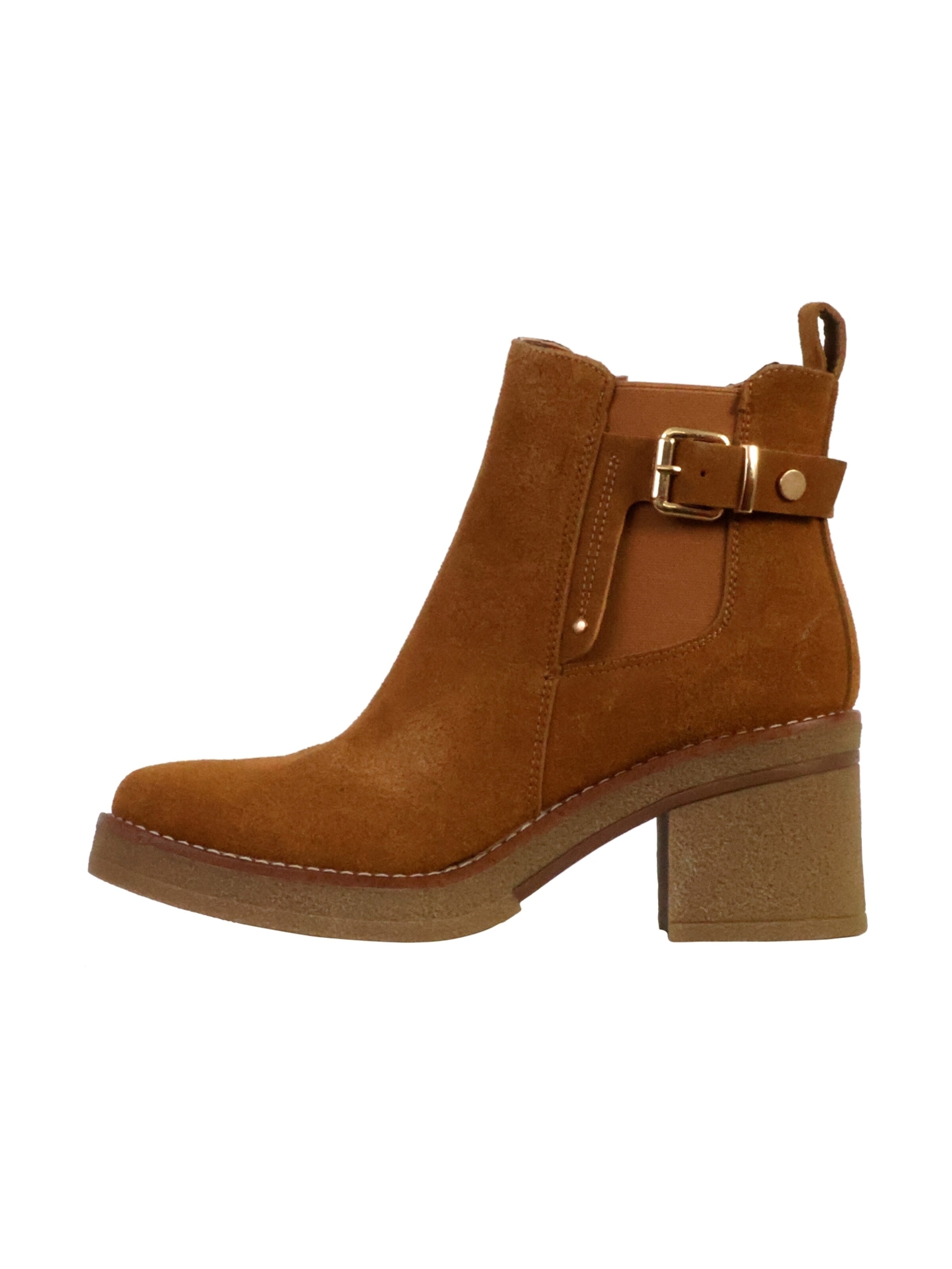 Ankle boots di The Divine Factory in beige: frontale